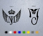 STICKER PEGATINA DECAL VINYL MJ Michael Jackson Logo,Signature,Insignia