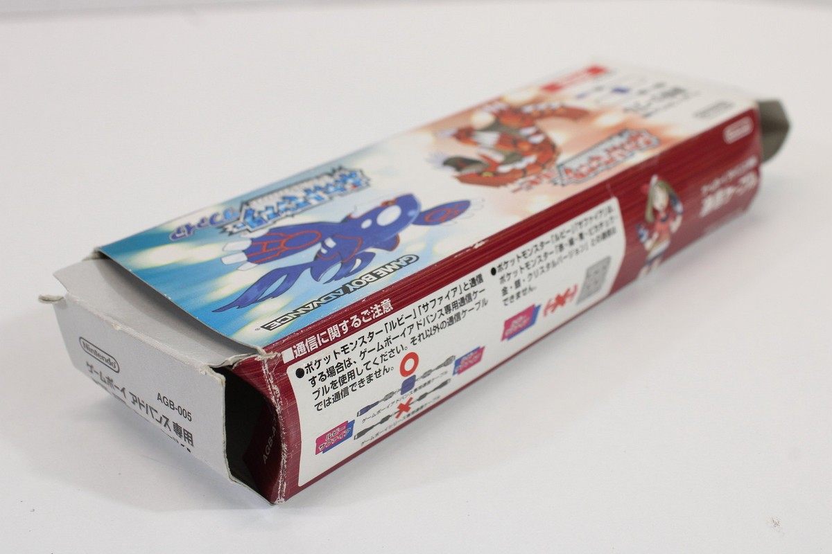 OEM Nintendo Gameboy Advance Link Cable Boxed Pokemon Ruby