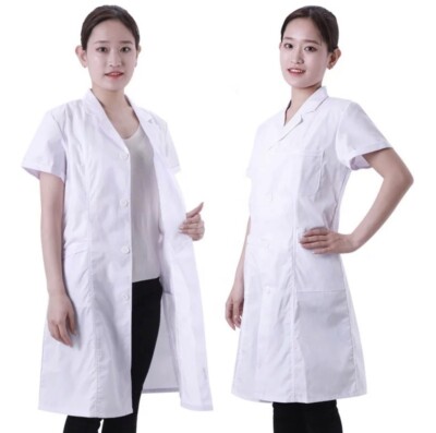 Women s White Lab Coat/ Beauty salon/ Nail Salon/ Esthetician Uniform