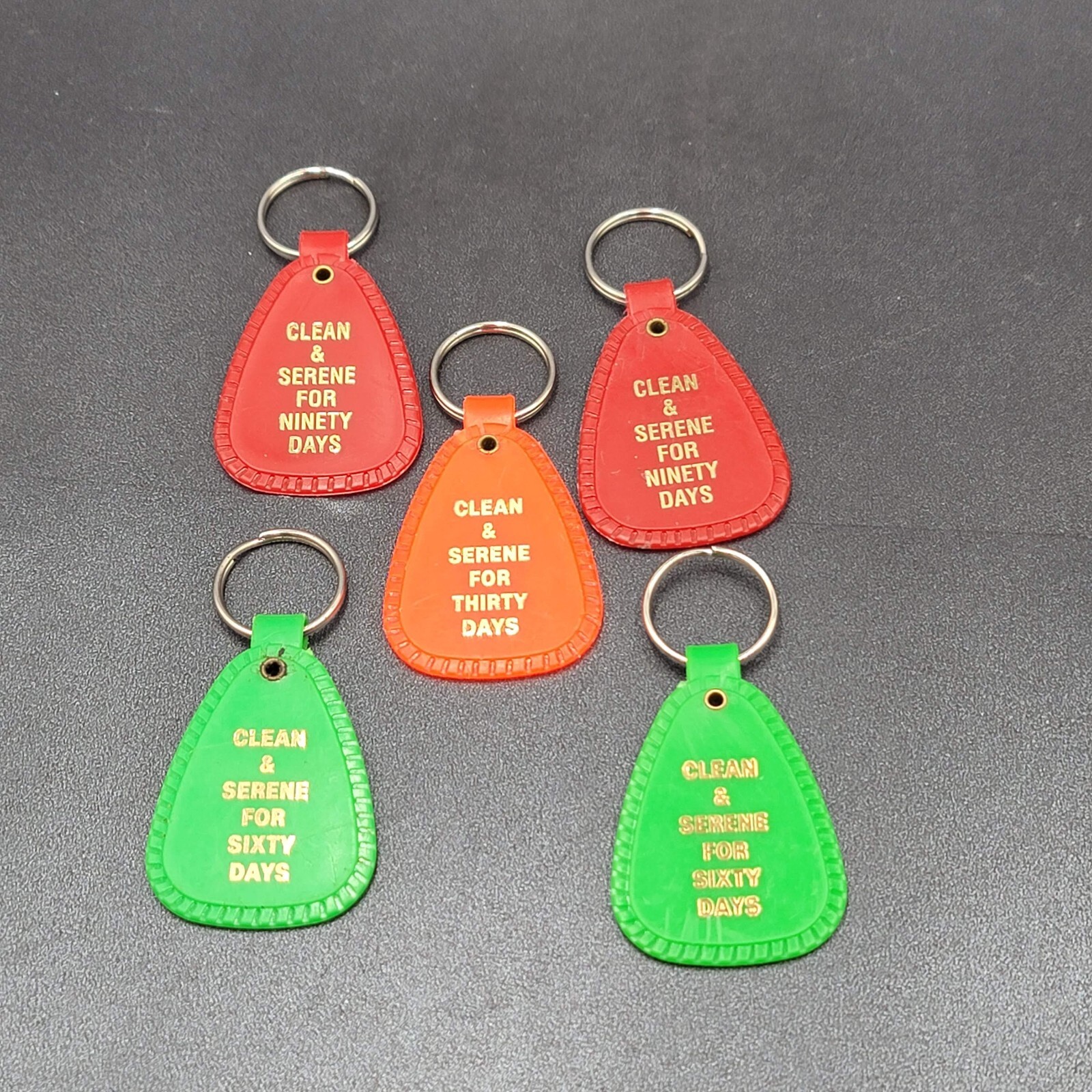NARCOTICS ANONYMOUS NA Key Chain Tag Lot of 5 Recovery 30 60 90 Days eBay