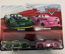 🔥Disney Pixar Cars RICH MIXON #36 RACER TANK COAT ERIC BRAKER 2024 2 Pack Set