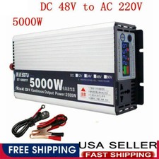 5000W Sine Wave Solar Power Inverter DC 48V to AC 220V For Truck/RV Car/Home