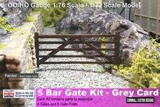 OO GUAGE FARM/GOODS YARD GATES KIT - PACK OF 4 -1:76 1:72 MODEL/ RAILWAY SCENERY