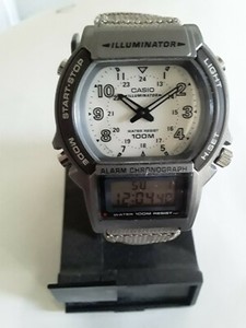 Casio Illuminator Alarm Chrono Digital Analog Men's Watch AW-61 | eBay