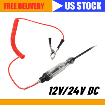 Car Circuit Tester Pen Auto Fuse Test Probe Light Tool For 12V DC Voltage