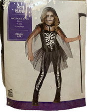 Grim Reaper Girls Medium 8-10 Costume