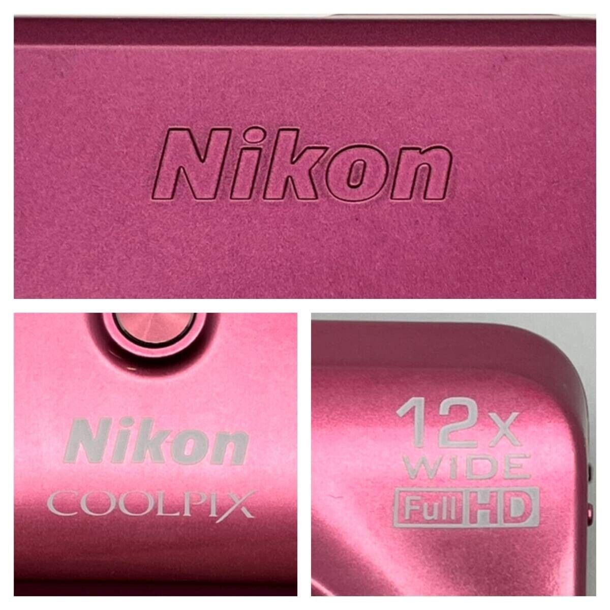 Nikon Coolpix S6900 Pink 16.0MP 12x Optical Zoom Wi-Fi Nikon Coolpix S6900 Pink 16.0MP 12x Optical Zoom Wi-Fi