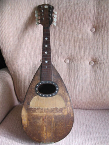 Antique Heath & Sons (Cardiff) Bowl Back Mandolin For Restoration - Picture 1 of 9