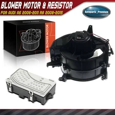 HVAC Blower Motor w/ Resistor for Audi A6 2006-2011 A6 Quattro 2005-2011 R8 S6