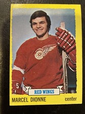 1973-74 Topps #17 Marcel Dionne EX-EX-NM Detroit Red Wings HOF LA Kings NHL Card