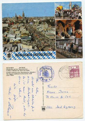 19403 - Münchener Oktoberfest - Ansichtskarte, gelaufen 30.9.1987 - 第 1/1 張圖片