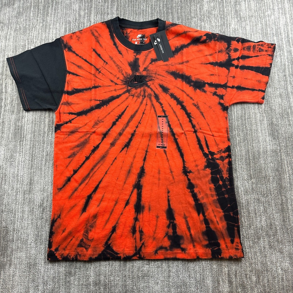 nike black and orange t shirt