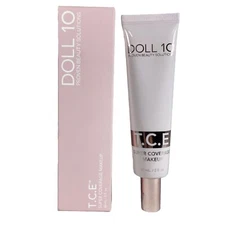 Doll 10 T.C.E Super Coverage Makeup FAIR 2 oz Jumbo Size - New