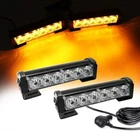 Emergency Warning Flashing LED Front Grill Flashing Lights Kit Amber 12V 24V