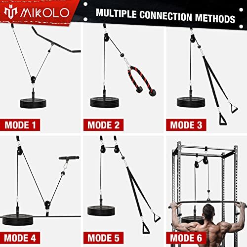 Upgraded Weight Cable Pulley System Gym, LAT and Lift Cable Pulley