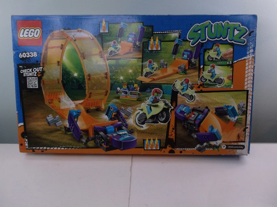 LEGO STUNTZ 60338 CHIMPANZEE SMASH STUNT LOOP 226 PCS NEW OPEN BOX MINOR DAMAGE - Image 2 of 4