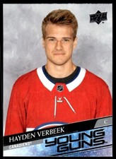 2020-21 Upper Deck Young Guns Hayden Verbeek Rookie Montreal Canadiens #714 R33