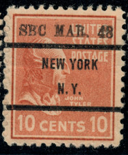 USA - 1938 - Presidential Issue - John Tyler - 10¢ - #3451