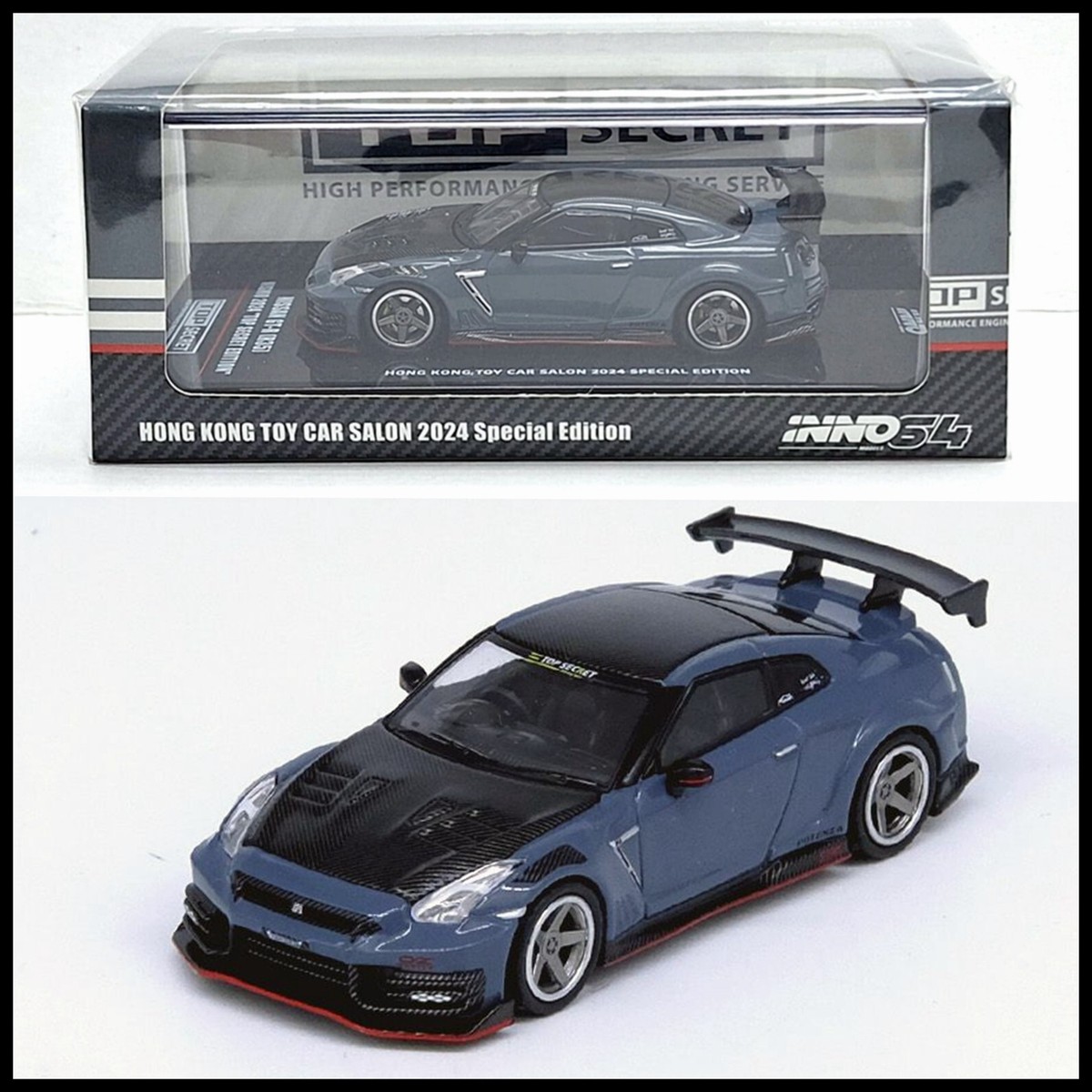 オートサロン2024限定 inno64 TOPSECRET R35 GT-R Inno64 INNO 1/64 Nissan GT-R R35 Top Secret Tokyo Auto Salon
