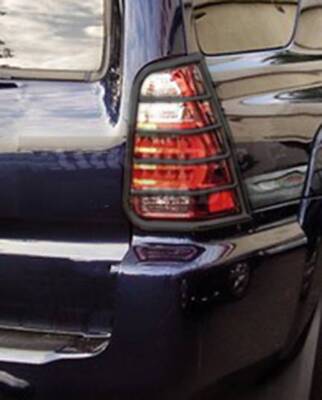 Kasei Tail Light Guards Lightning Car lamps Black Fits 2003 2009 Toyota 4Runner