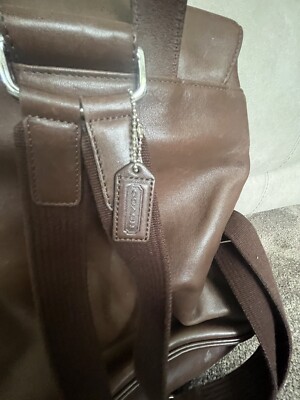coach 0577 brown travel backpack | eBay display picture 2