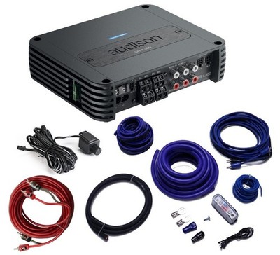 Audison SR 4.300.2 4 Channel 130W RMS Amp with VCR-S2 + Amplifier Wiring Kit