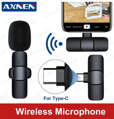 Typ C kabelloses Lavalier Mikrofon, tragbares Audio Video Aufnahme Mini Mikrofon fo