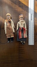 Two Antique German Bisque Dolls.