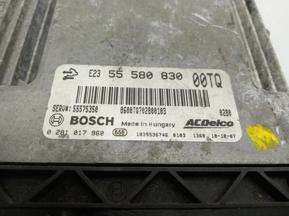 VAUXHALL CORSA Engine ECU 1.3 Diesel A13DTC 2009-2015  - Image 2 of 4