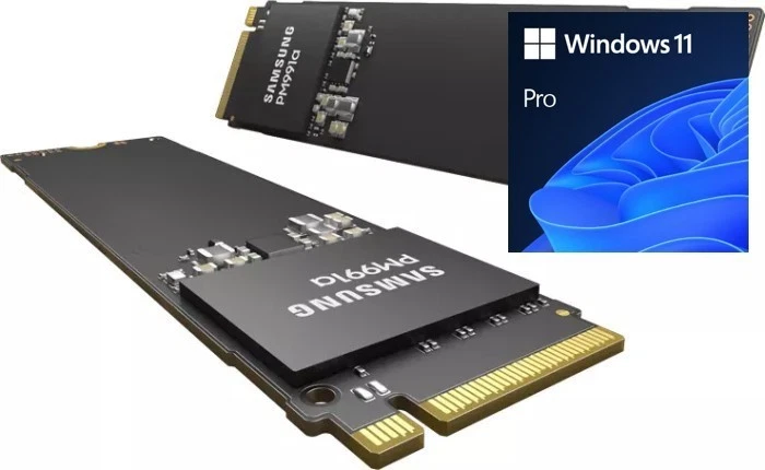 Samsung PM991a NVMe M.2 265GB mit Windows 11 PRO vorinstalliert