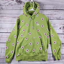 Nike DM6907-332 Sportswear Daisy Hoodie Green White Medium Men  s Pullover