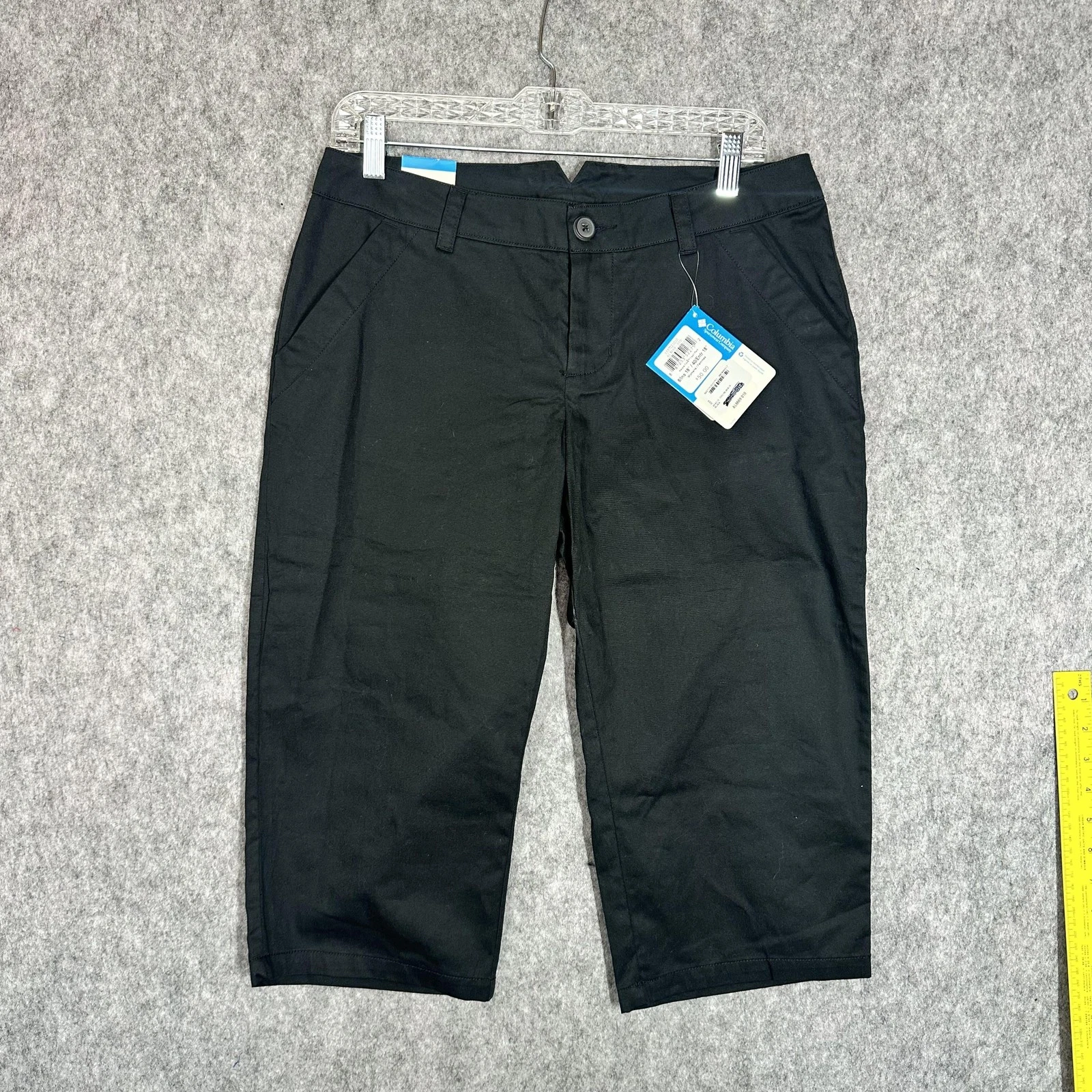 Columbia Kenzie Cove Capri Pants Womens 8 Black Modern Classic NWT $50