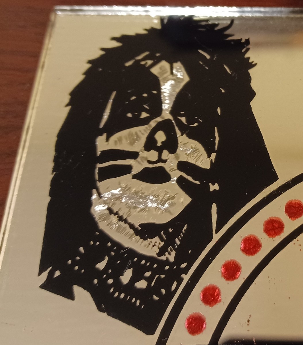 KISS CARNIVAL MIRROR 1970'S VERY RARE 6 x 6 | eBay