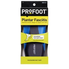 PROFOOT Plantar Fasciitis Orthotic Insoles for Men Sizes 8-13   Gel Shoe In...