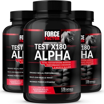 Force Factor Test X180 Alpha Testosterone Booster For Men Testosterone