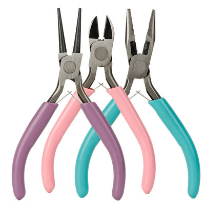 3x Cutting Pliers Diagonal Hand Wire Cut DIY Jewelry Making Hardware Tool Se SET