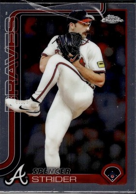 2025 Topps Chrome   46 Spencer Strider Atlanta Braves