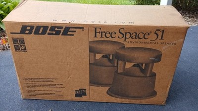 Bose Free Space 51 Outdoor Environmental Speakers, Open Box, Never Used