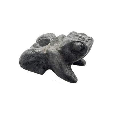 Andenfrosch Totem Meteorit Kraftstein 10 cm - peruanisches Symbol der Erneuerung