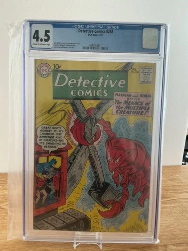 Detective Comics #288 CGC 4.5 Fresh Graded