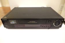Sony SLV-999HF VHS VCR 4-Head Hi-Fi Player Recorder Tested Working No Remote