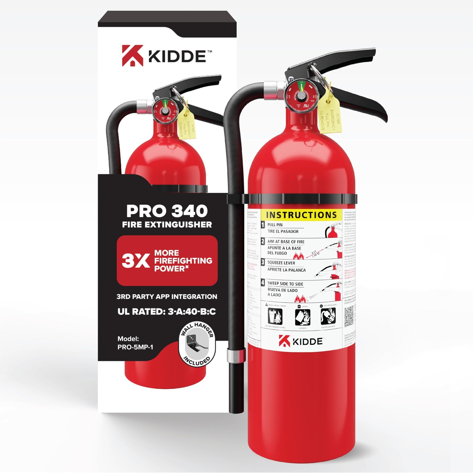 Kidde Commercial-Grade Fire Extinguisher For Office, Parking Garages,