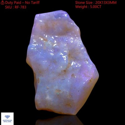 5.00 Cts Fire Opal Artisan Gemstone Bracelet Making Rough Natural 20x13x3 mm