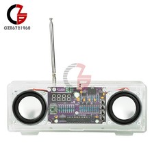 87.5MHz 108MHZ FM Radio Soldering Kit Digital Tube Display Electronic DIY Kit