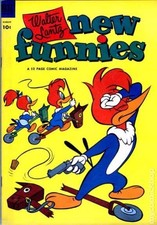 New Funnies #198 VG/FN 5.0 1953 Stock Image Low Grade
