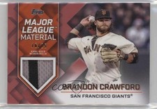 2022 Topps Update Major League Material Red 16/25 Brandon Crawford #MLM-BC 0p3