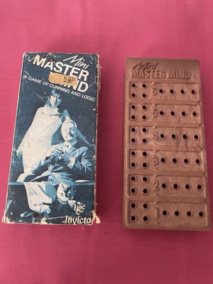 Mini Master Mind 1972 Invicta Original Preisschild noch drauf!