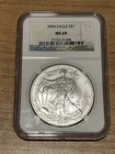 2004 NGC Silver Eagle $1 MS69 - 1 oz Silver Bullion Coin