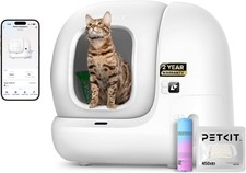PuraMax 2 Automatic Self-Cleaning Cat Litter Box App Control Automatic Litter