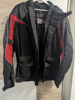 ROLEFF textil jacke herren motorrad/Roller XL Wind-Tex mit Protectoren 